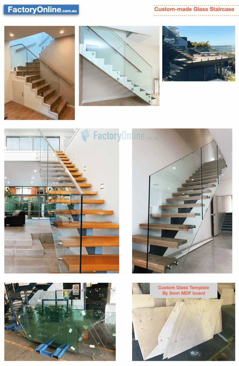 glass stair balustrade staircase stairs supply in sydney